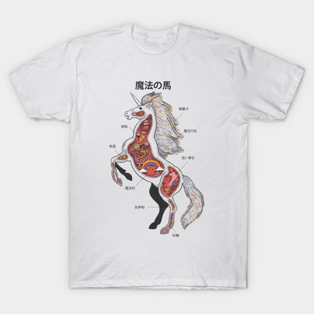 Unicorn Anatomy T-Shirt by ppmid